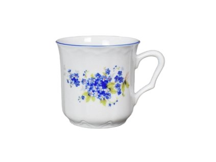 hrnek 270ml KAREL-POMNĚNKY modré, čes.porcelán