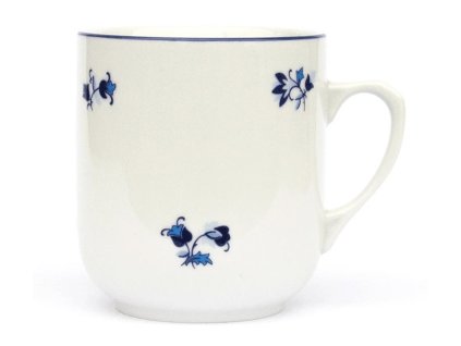hrnek 300ml TROJKA-MOD.HÁZENKA U1031, čes.porcelán