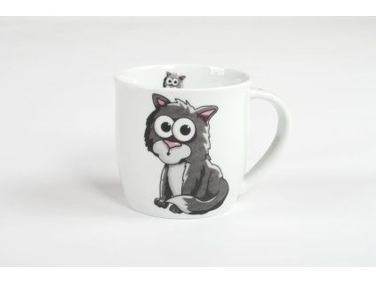 hrnek 260ml ANDREAS-KOČKA A57448, čes.porcelán