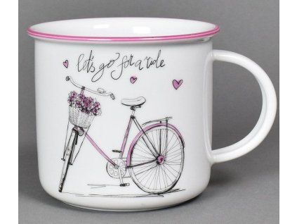 hrnek 100ml TINA - DÁMSKÉ KOLO, čes.porcelán