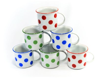 hrnek 250ml TINA - PUNTÍK U113, čes.porcelán