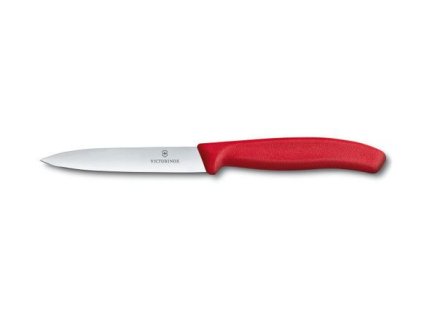 nůž 10cm kuch., HLADKÝ ČERVENÝ, VICTORINOX