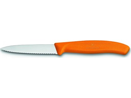 nůž  8cm kuch., VLNKA ORANŽ, VICTORINOX
