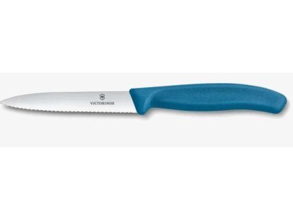 nůž 10cm kuch., VLNKA sv.MODRÝ, VICTORINOX