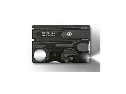 soupr. 10-funkcí Swiss Card Lite Transl.černý, kapesní, Victorinox