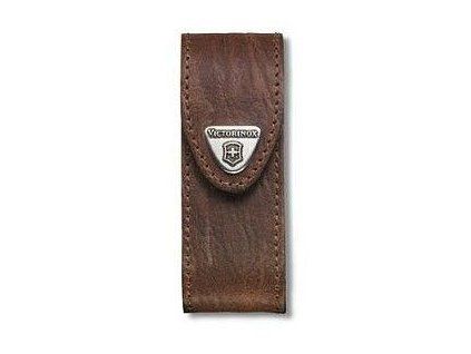 pouzdro na nůž 91mm (do 4vrstev) Victorinox kožené hnědé 4.0543