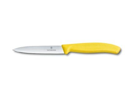 nůž 10cm kuch., HLADKÝ ŽLUTÝ, VICTORINOX