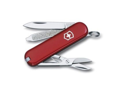 nůž  7-funkcí CLASSIC, červ. , 58mm, VICTORINOX