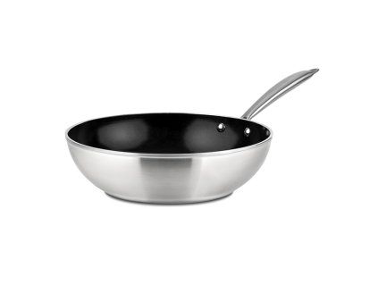 pánev d28cm WOK, ELEGANCE, indukce, keram.povrch-černý, v.7,8cm, NR