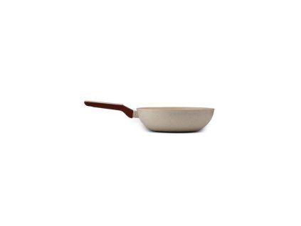 pánev d28cm WOK, TERRESTRIAL, nepřil.povrch-béž.granit, indukce