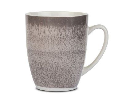 hrnek 380ml šedý, ALEXANDRA, porcelán