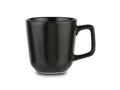 hrnek 350ml, SOHO, d9,5x10cm, černá keramika
