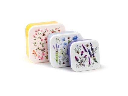 box-3ks, MEADOWS-Včela, čtver., 13,5x6;11,5x5,5;10x4,5; plast