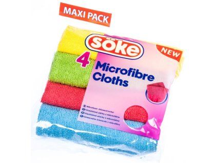 utěrka  4ks 30x30cm, odstr.99% bakterií, mikrovl., SÖKE