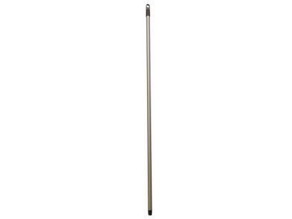 hůl 120cm STŘÍBRNÁ, hr.závit, kov/plast