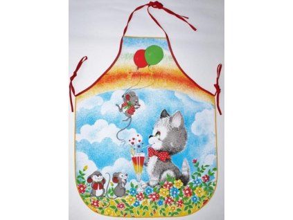 zástěra KOCOUREK J515 dětská 73x60cm