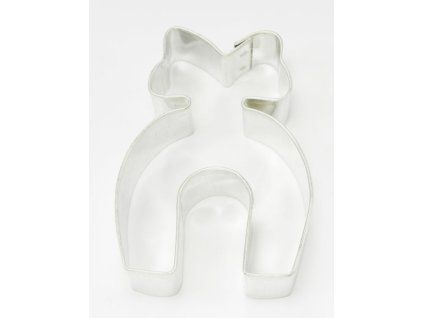 vykr. 0148 Podkůvka s mašlí, 6x6cm /nebal/