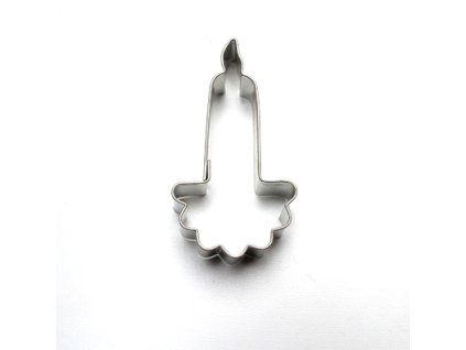 vykr. 0338 Svíčka vánoční, 3,5x5,5cm