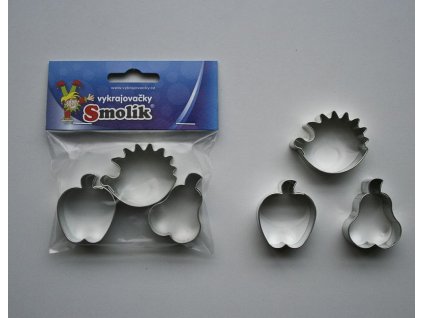 vykr. 0733 Ježek s ovocem, 3,4x4,3cm, sada-3ks