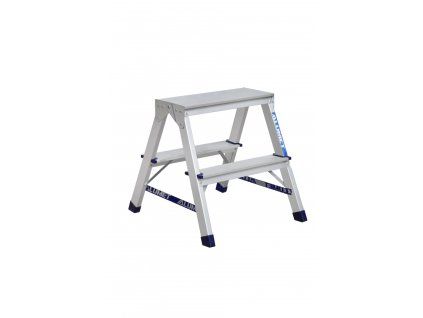 schůdky skl. Al 2stup.39cm, nosn.150kg, TÜV, 5let záruka, oboustr.