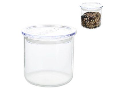 dóza 0,50l, d96x 96mm, zásobnice sklo SIMAX