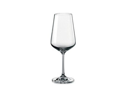 sklen. 450ml, 6ks, SANDRA bílé/růž. víno