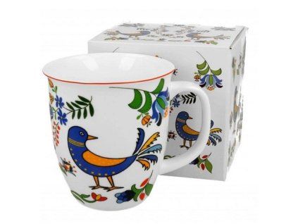 hrnek 650ml KASHUBIAN BIRD, DB, porcelán