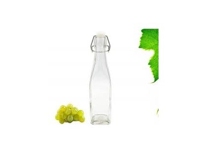 láhev 0,50l HRANATÁ, patent.uzávěr, sklo