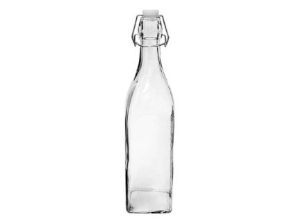 láhev 0,25l HRANATÁ, patent.uzávěr, sklo