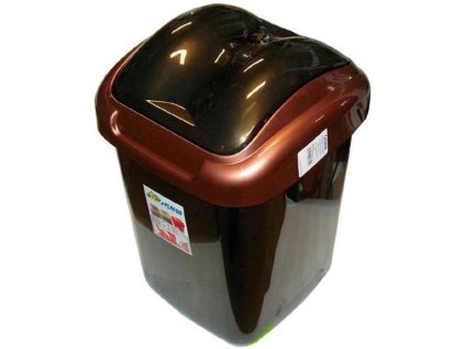 koš odp.15l FALA černý/bronz,výklop