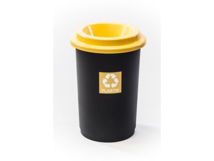 koš odp.50l ECO BIN žlutý,tříd.odp.,plast