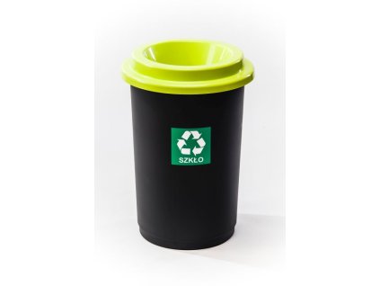 koš odp.50l ECO BIN zelený,tříd.odp.,plast