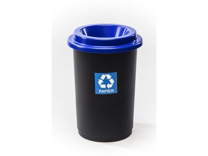 koš odp.50l ECO BIN modrý,tříd.odp.,plast