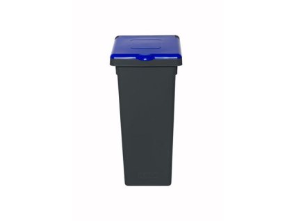 koš odp.20l FLAP BIN černý, modré víko, tříd.odp.,plast