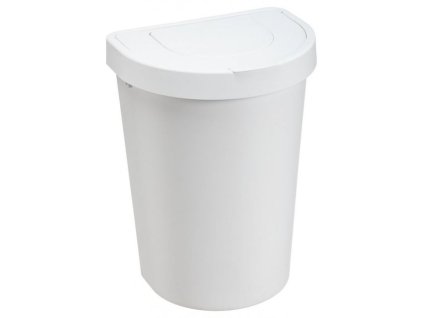 koš odp. 25l SEATTLE výklopný 48x33,8x27,2cm, bílý, plast
