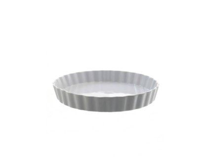 forma koláč d27,5cm, bílý porcelán