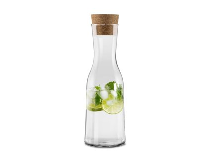karafa 1,0l, d9,5x28cm+kork.uzávěr THERMO TOWER, var,sklo