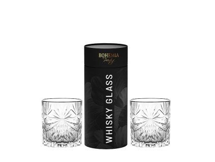 sklen. 300ml, 2ks, BOHEMIA PR. FIORE, whisky, DB