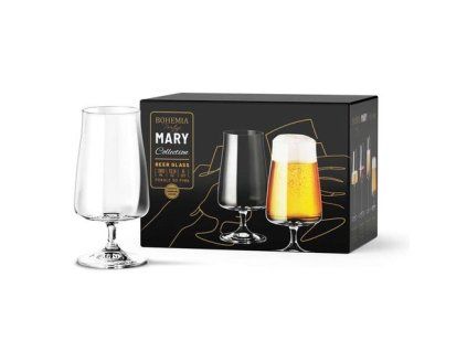 sklen. 380ml, 6ks, MARY BOHEMIA PR., pivo, DB