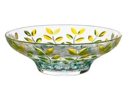 mísa d30,5cm, BOHEMIA PR. LAURUS SUMMER, barev. sklo