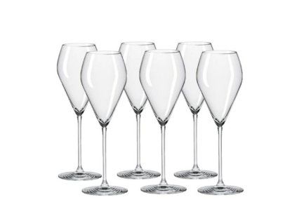 sklen. 230ml, 6ks, UNIVERSAL, prosecco/šapm., bod perlení, DB