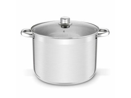 hrnec d28x21cm+PO sklo, (12,0l) GASTRO PROSTY, indukce, NR