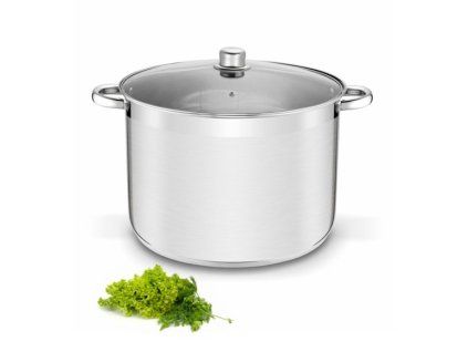 hrnec d34x24cm+PO sklo, (20,0l) GASTRO PROSTY, indukce, NR