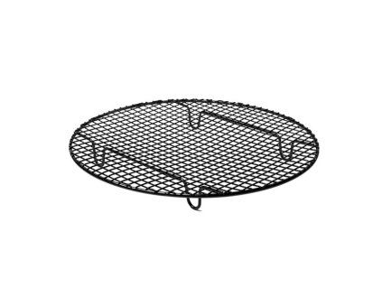 mřížka d29cm, černá na chlazení cukroví, kov