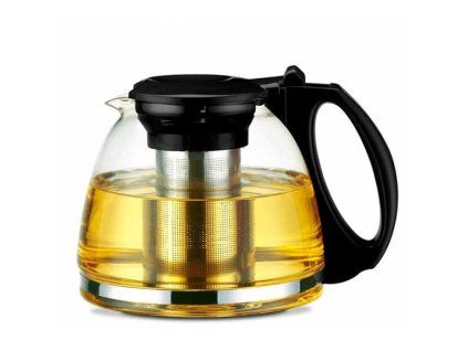 konvice 1,30l, NR sítko, sklo+plast