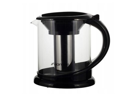 konvice 1,00l VÁLEC, NR sítko, sklo+plast