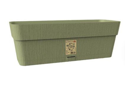 truhlík  50cm ETHICA OLIV.ZELENÁ+miska