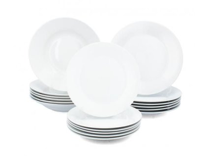 soupr.18díl.jídelní BÍLÝ, porcelán