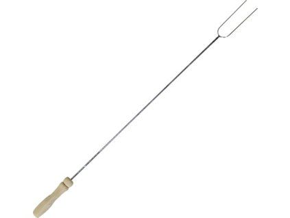 vidlice 95cm napichovací, kov+dřevo