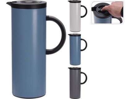 termokonvice 1,0l 3 barvy, s klapkou, VÁLEC